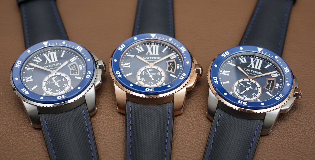Cartier Calibre De Cartier Watches Origin Replica Diver Blue Watch Hands-On Hands-On 