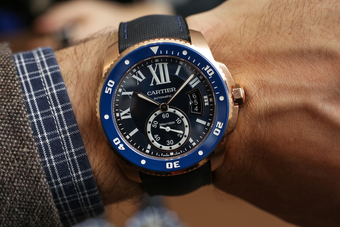 Cartier Calibre De Cartier Watches For Sale Replica Diver Blue Watch Hands-On Hands-On 