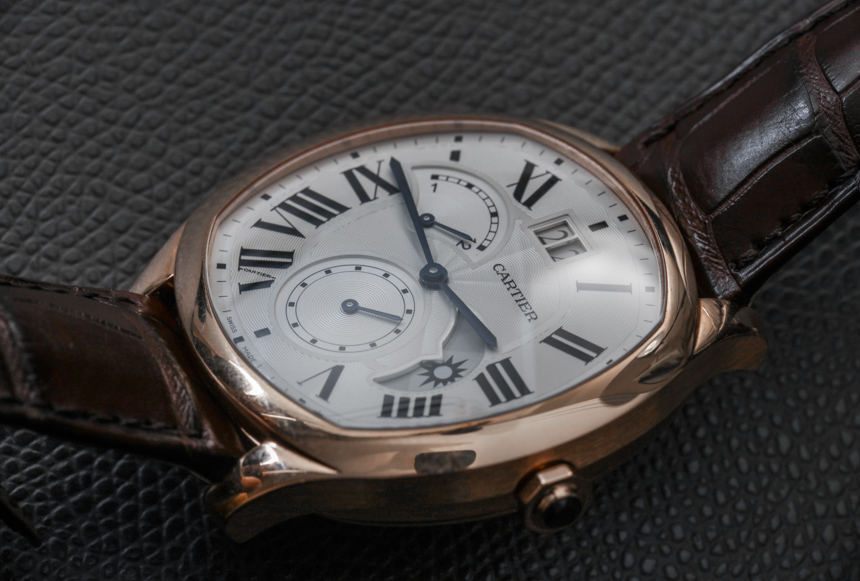Cartier Drive De Cartier Watches New Collection Replica 'Small Complication' Gold Watch Review Wrist Time Reviews 