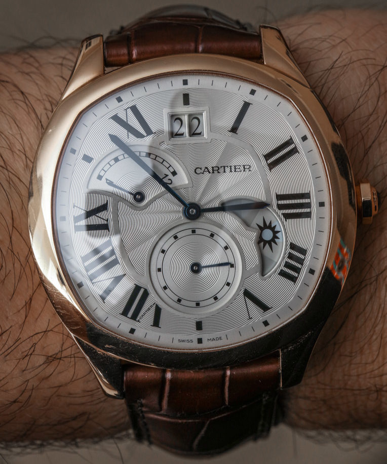 Cartier Drive De Cartier 'Small Complication' Gold Watch Review Wrist Time Reviews 
