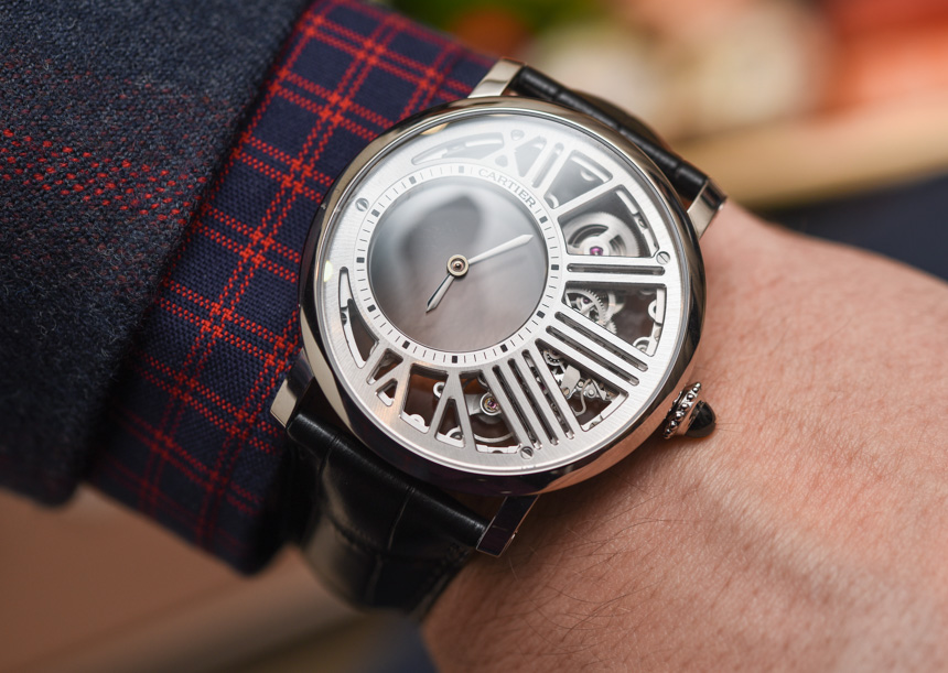 Cartier Rotonde De Cartier Watches Gatwick Airport Replica Mysterious Hour Skeleton Watch Hands-On Hands-On 