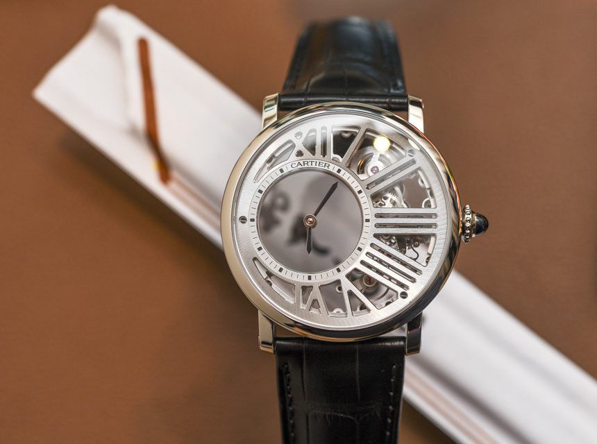Cartier Rotonde De Cartier Mysterious Hour Skeleton Watch Hands-On Hands-On 