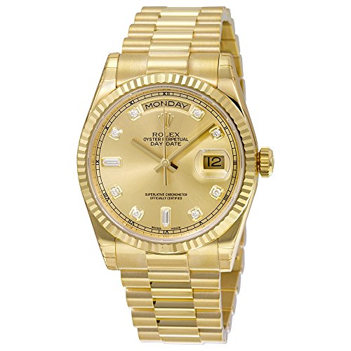 Rolex Men’s 118238 Day-Date Analog Automatic 18kt Yellow Gold Watch