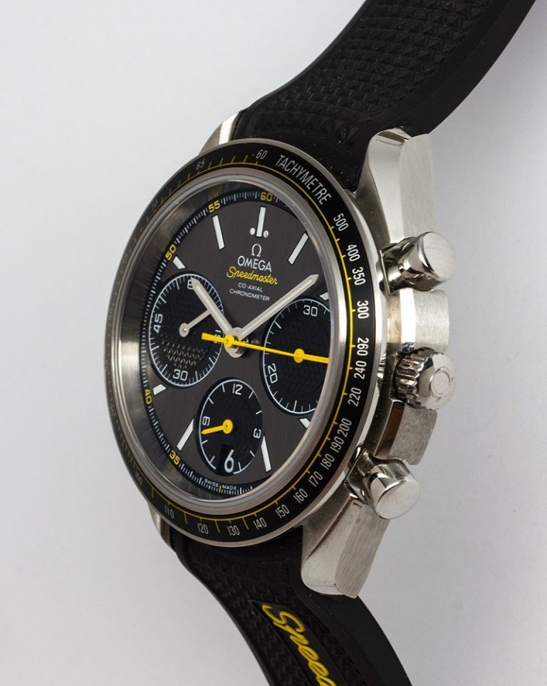 Replica-Watches-Omega-Speedmaster-Racing-Chronograph-Side-View