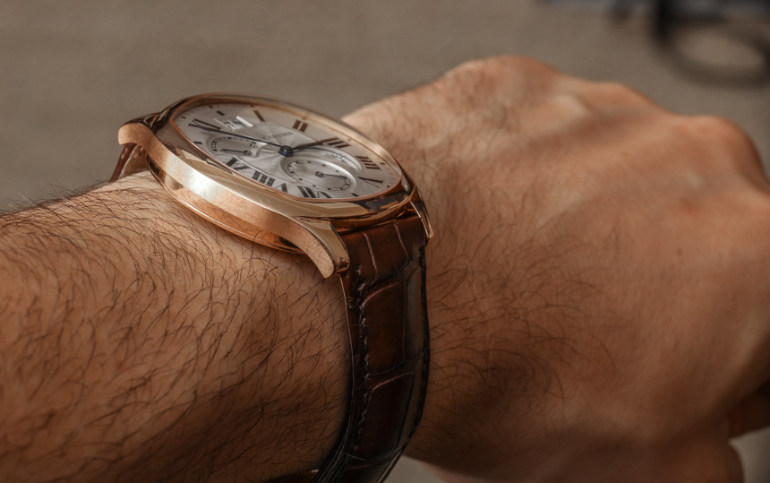 Cartier Drive De Cartier 'Small Complication' Gold Watch Review Wrist Time Reviews