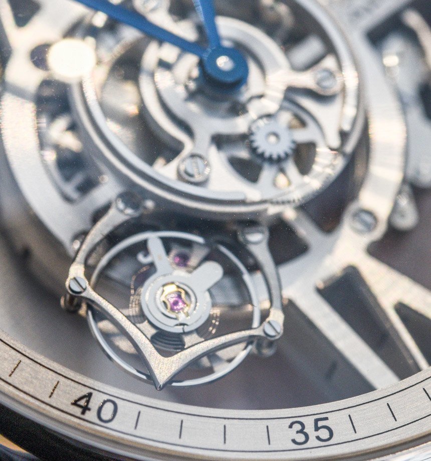 Cartier Rotonde De Cartier Watches Black Replica Astrotourbillon Skeleton Watch Hands-On Hands-On