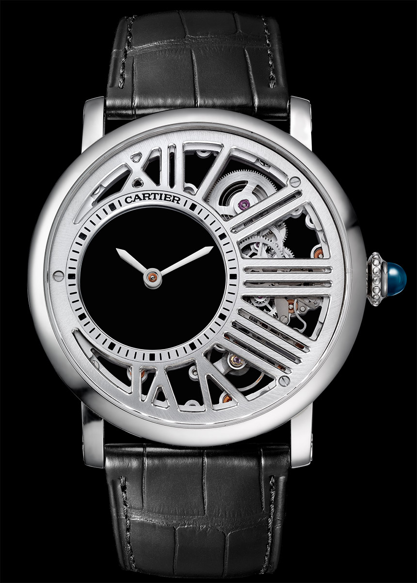 Cartier Rotonde De Cartier Mysterious Hour Skeleton Watch Watch Releases