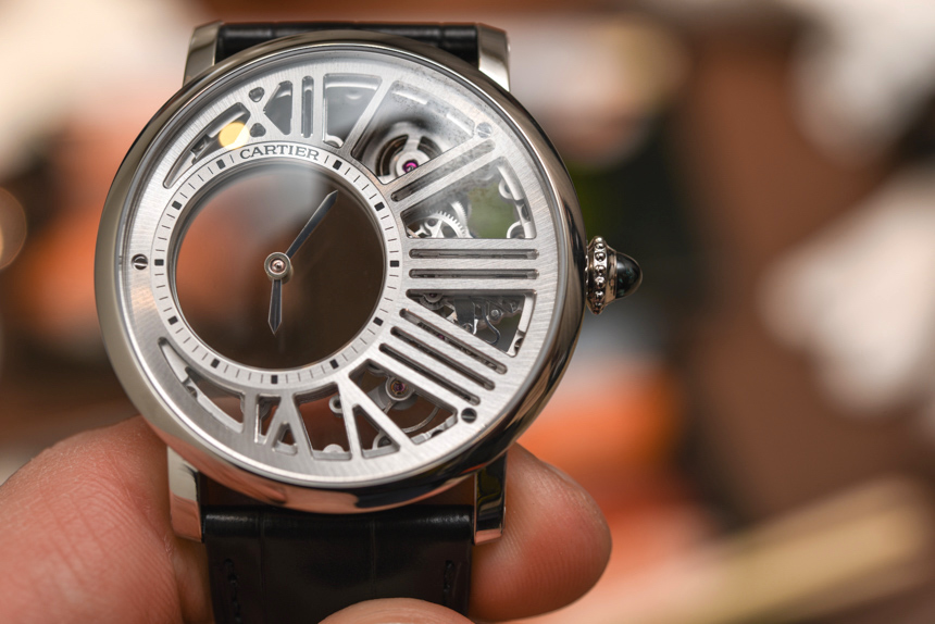 Cartier Rotonde De Cartier Watches Men Replica Mysterious Hour Skeleton Watch Hands-On Hands-On