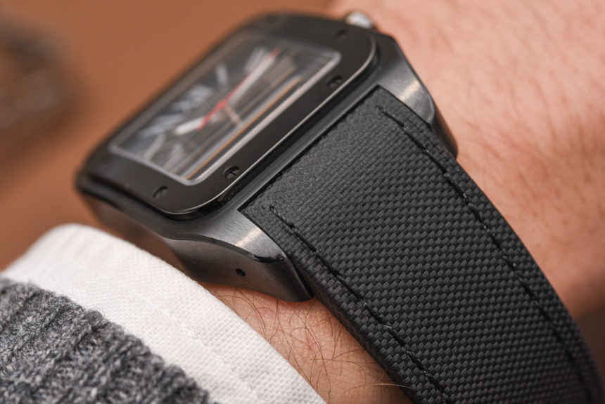 Cartier Santos 100 Carbon Watch Hands-On Hands-On